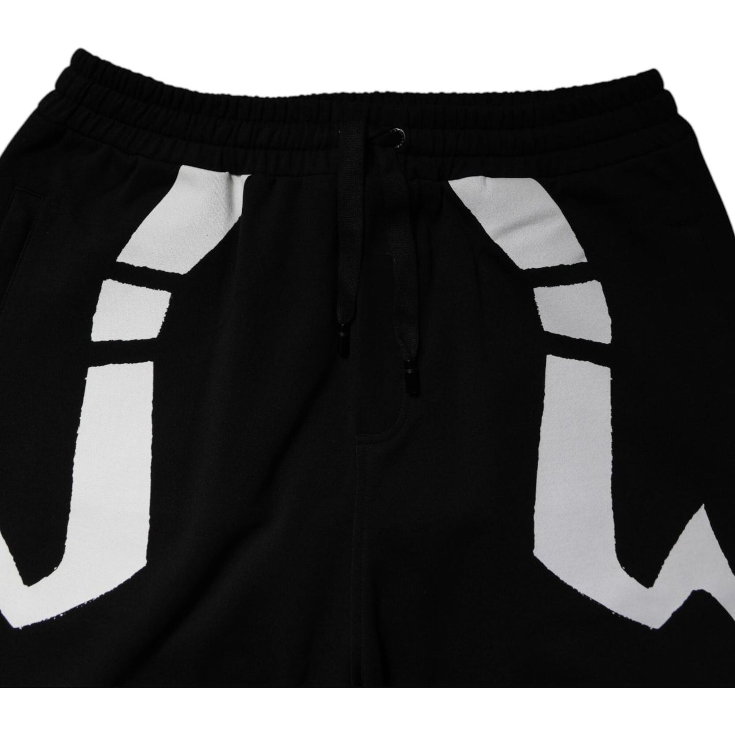 Dolce & Gabbana Black Logo Cotton Jogger Sweatpants Pants