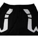 Dolce & Gabbana Black Logo Cotton Jogger Sweatpants Pants