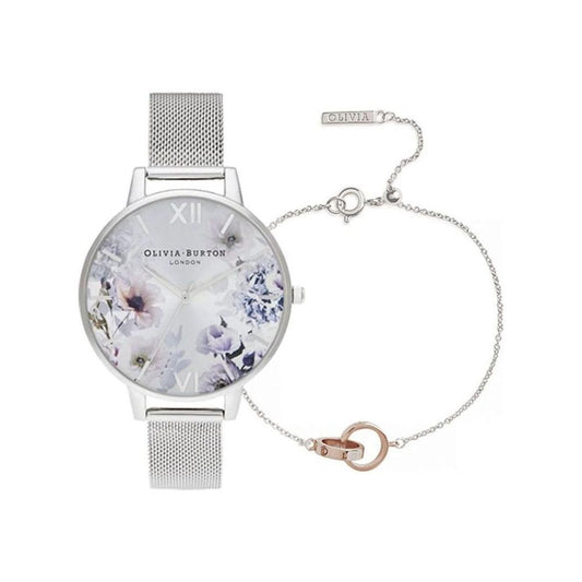 Olivia Burton Gray Stainless Steel Watch