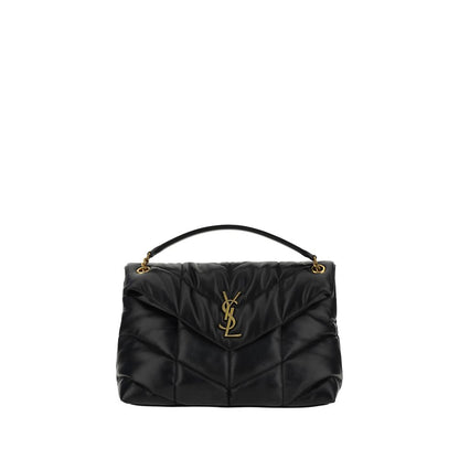 Saint Laurent Black Lamb Leather Shoulder Bag