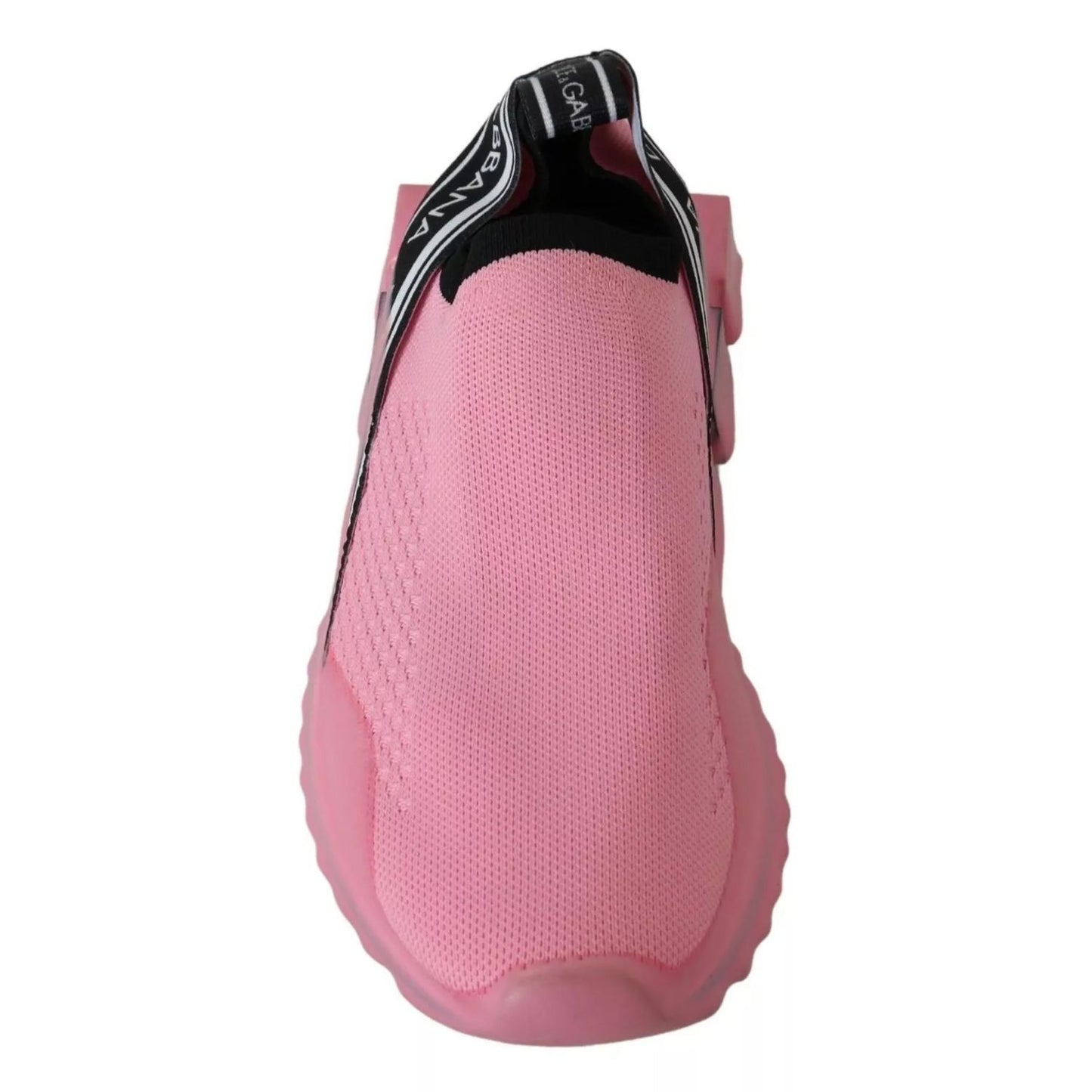 Dolce & Gabbana Pink Low Top Sorrento Sneakers Slip On Casual Shoes LA9289-37