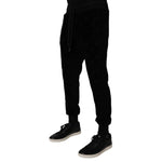 Dolce & Gabbana Black Cotton Jogger Men Sweatpants Pants PAN75185-48