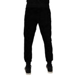 Dolce & Gabbana Black Cotton Jogger Men Sweatpants Pants PAN75185-48