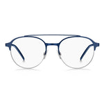 Hugo Boss Blue Metal Frames optical glasses with a sleek metal design and measures 53/19/145 mm, front view