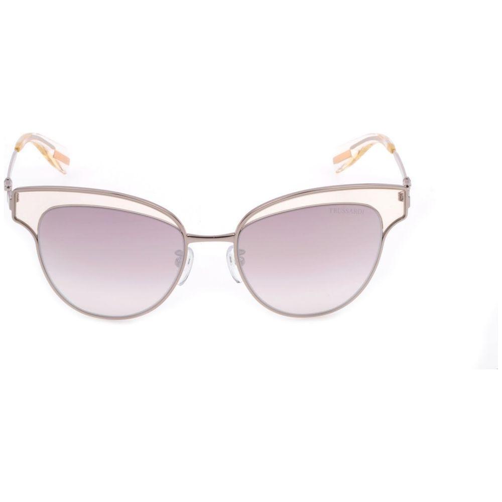 Trussardi Silver Metal Sunglasses TRSTR1838FEXAC