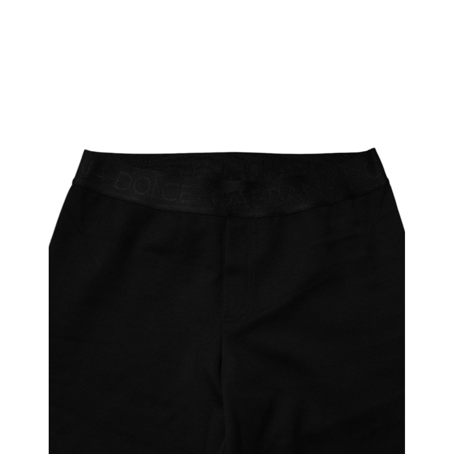 Dolce & Gabbana Black Cotton Jogger Men Sweatpants Pants PAN75200-48
