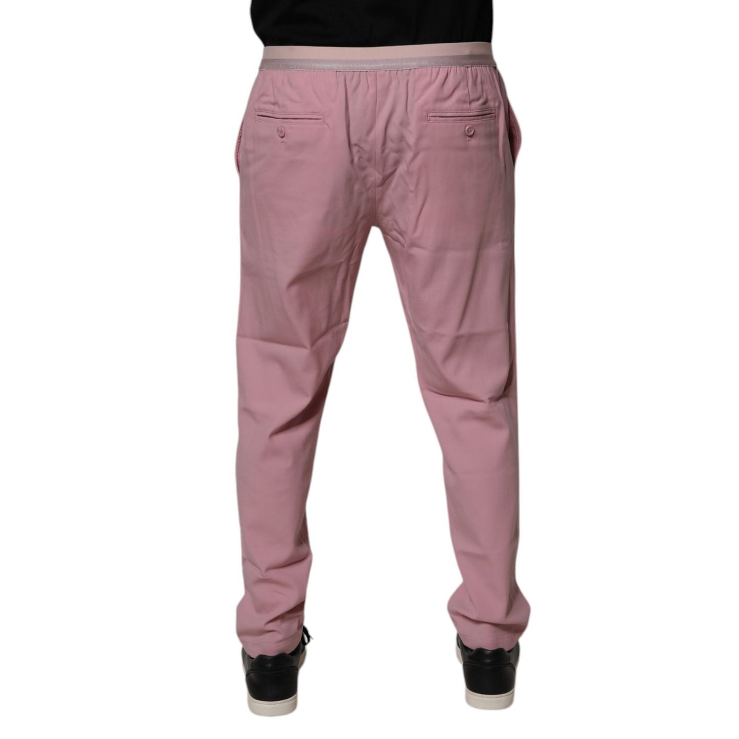Dolce & Gabbana Pink Cotton Stretch Chino Pants PAN75201-48