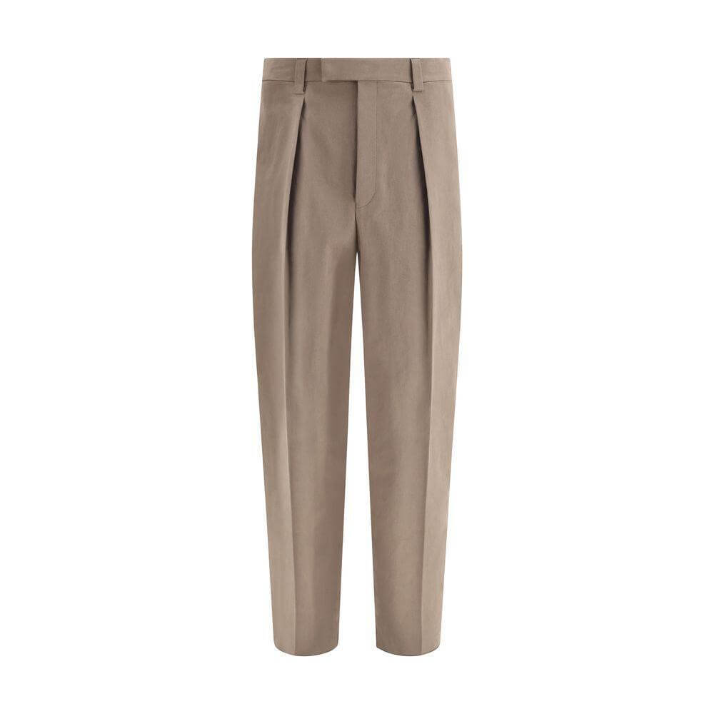 Ferragamo Cotton Wide-leg Pants FE-782861004-IT50 | L