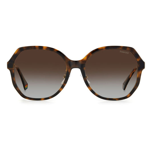 Polaroid Brown Plastic Sunglasses POPLD6177GS086LAAC