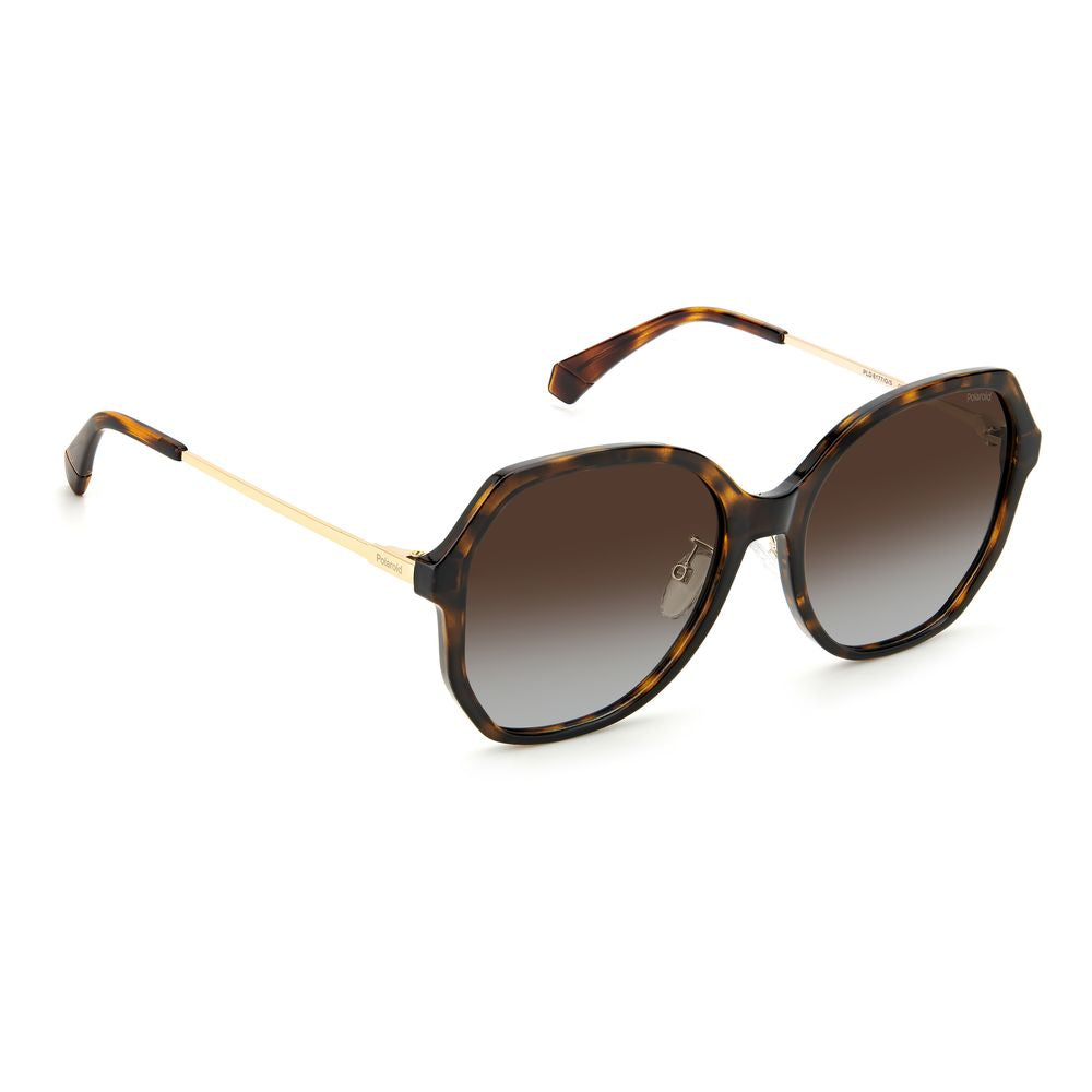 Polaroid Brown Plastic Sunglasses POPLD6177GS086LAAC
