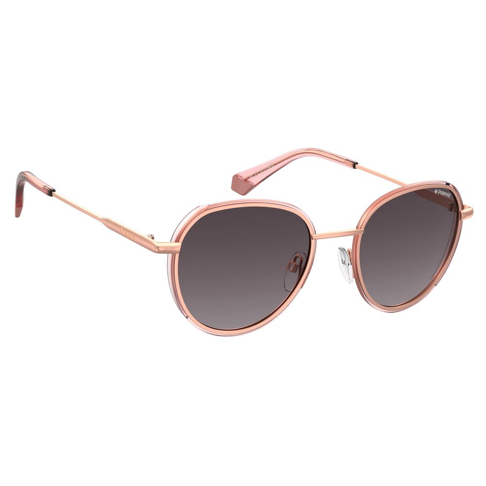 Polaroid Rose Gold Metal Sunglasses