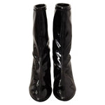 Stuart Weitzman Black Patent Leather High Heels Boots Shoes