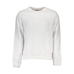 Guess Jeans White Cotton Unisex Sweatshirt