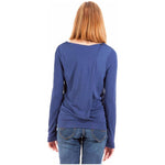Gant Blue Viscose Women T-Shirt GA-1138-L