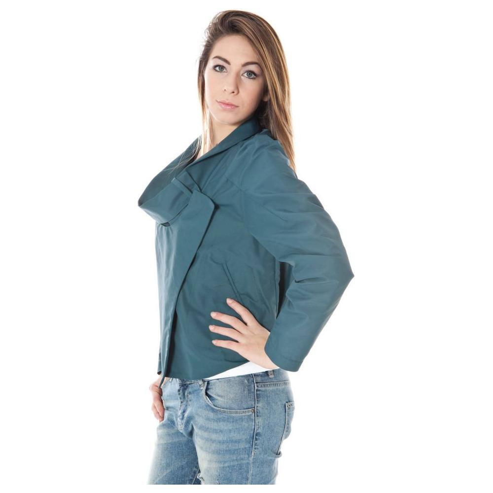 سترة نسائية من البولي أميد باللون الأخضر من كالفن كلاين