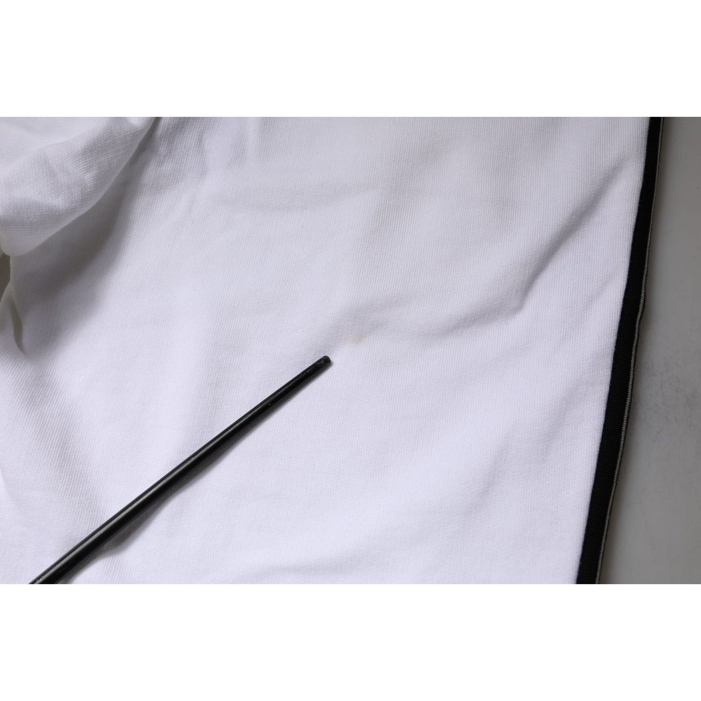 Dolce & Gabbana White Cotton Stretch Jogger Sweatpants Pants