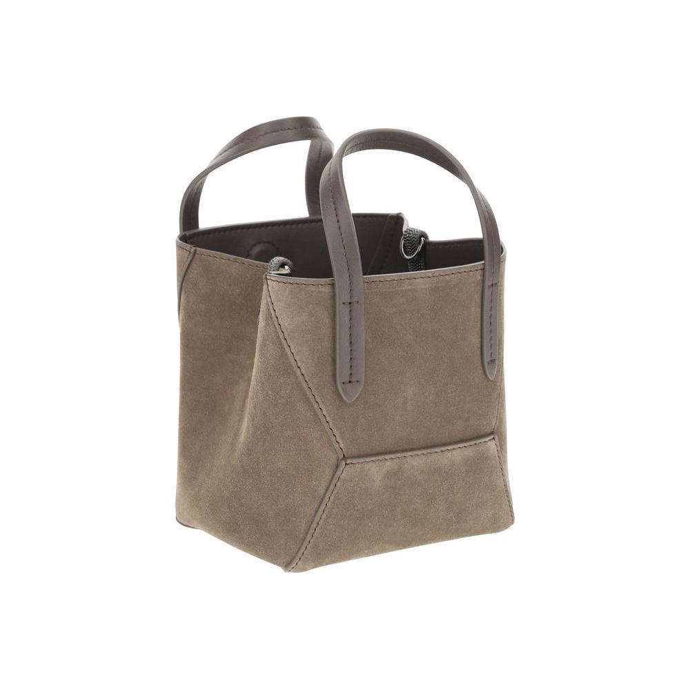 Front view with bag zipped and handles upright.