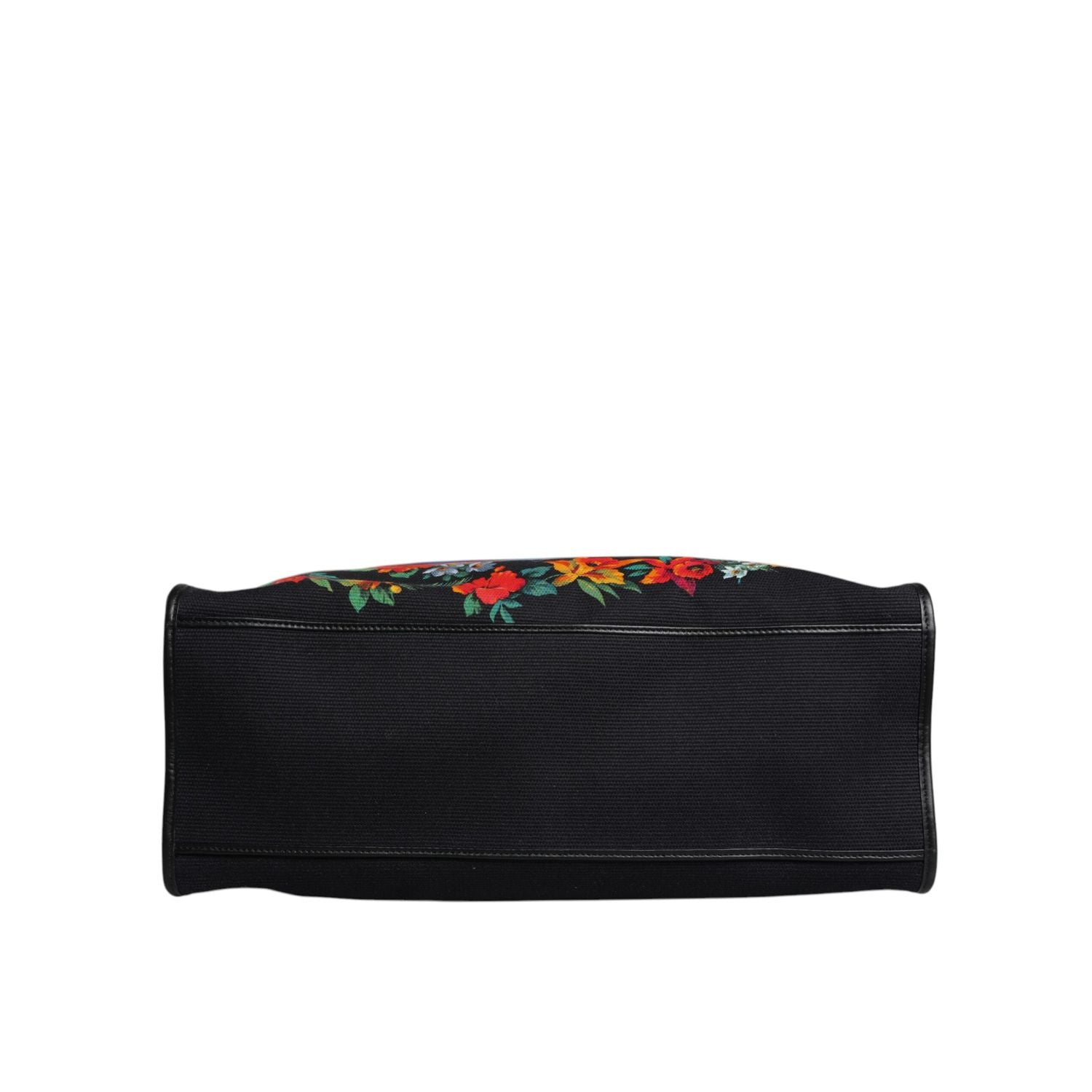 Dolce & Gabbana Multicolor Graphic Printed Top Handle Shopping Tote Bag