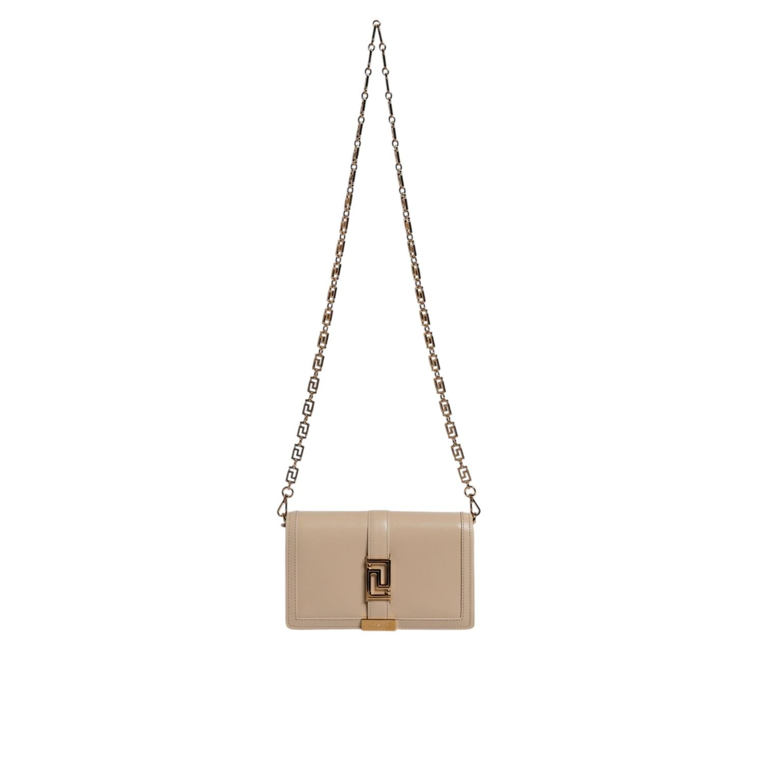 Front view with bag zipped and handles upright.