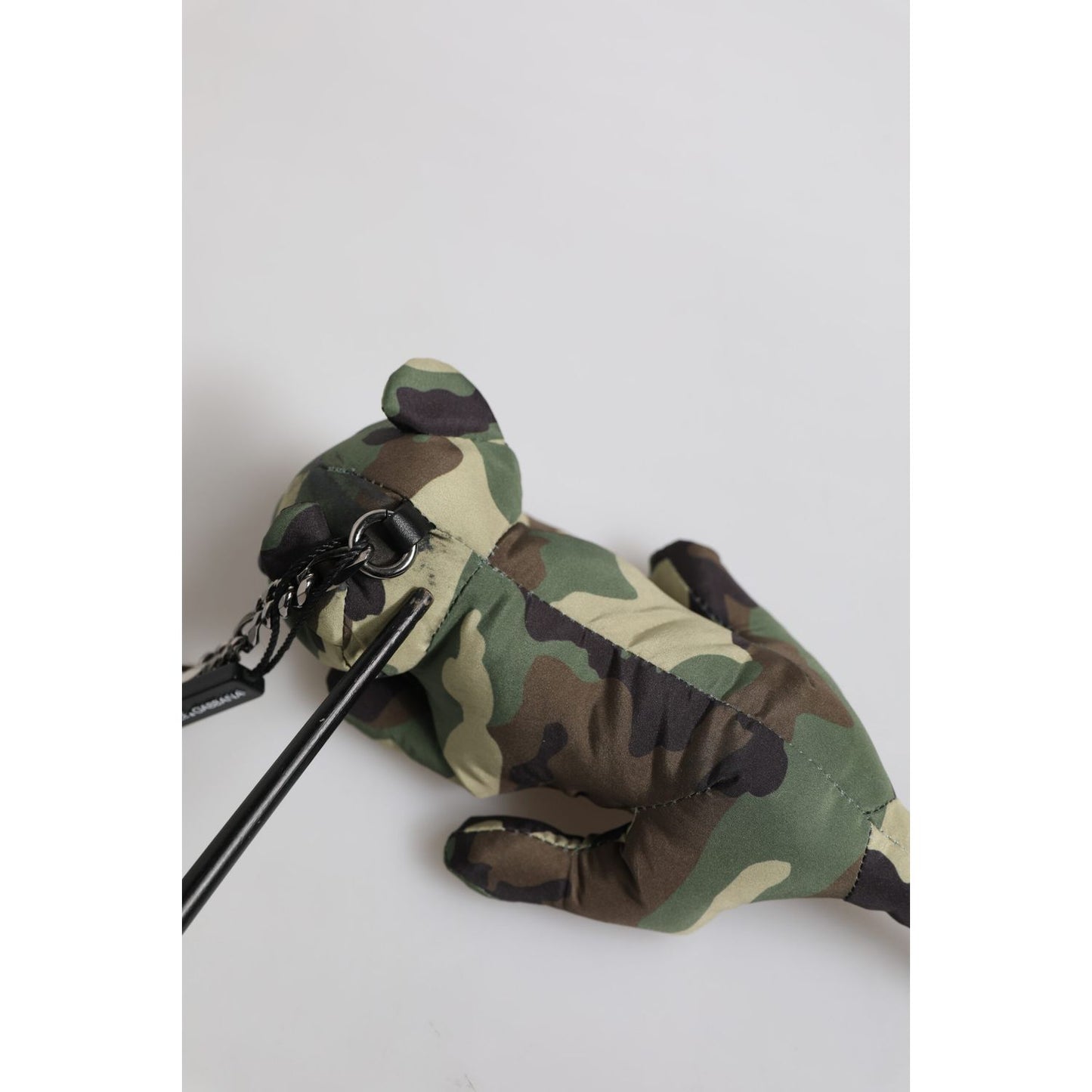 Dolce & Gabbana Multicolor Camouflage Animal Silhouette Keychain Keyring