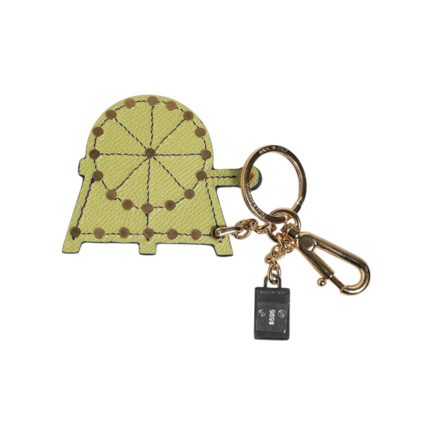 Dolce & Gabbana Multicolor Gold Tone Carretto Keychain Keyring