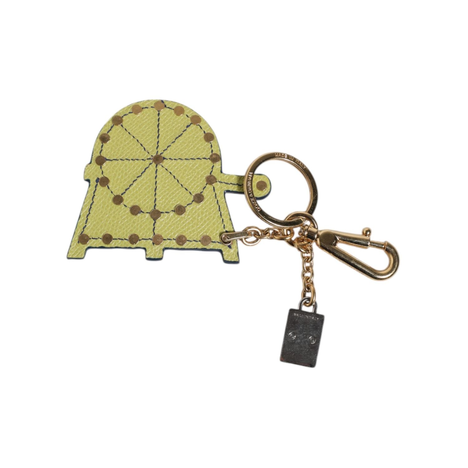 Dolce & Gabbana Multicolor Gold Tone Carretto Keychain Keyring