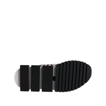 Dolce & Gabbana Black Gray Sorrento Socks Women Sneakers Shoes