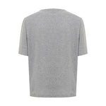 Dsquared² Elegant Gray Cotton Top for Women