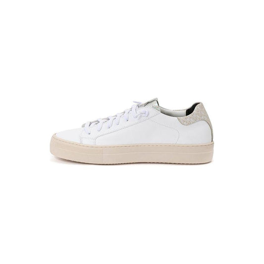 P448 White Leather Sneakers Elegant Casual Footwear P-2466666-EU36/US6