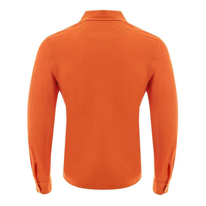 Gran Sasso Elegant Orange Cotton Polo for Men