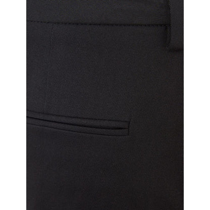Lardini Italian Elegance Cotton Black Trousers