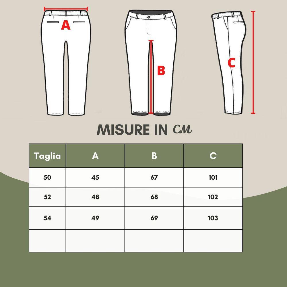 Emporio Armani Blue Linen Pant