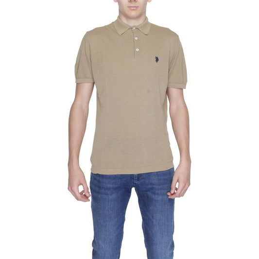 U.S. POLO ASSN. Beige Cotton Sweater US-13435100309-IT48 | L