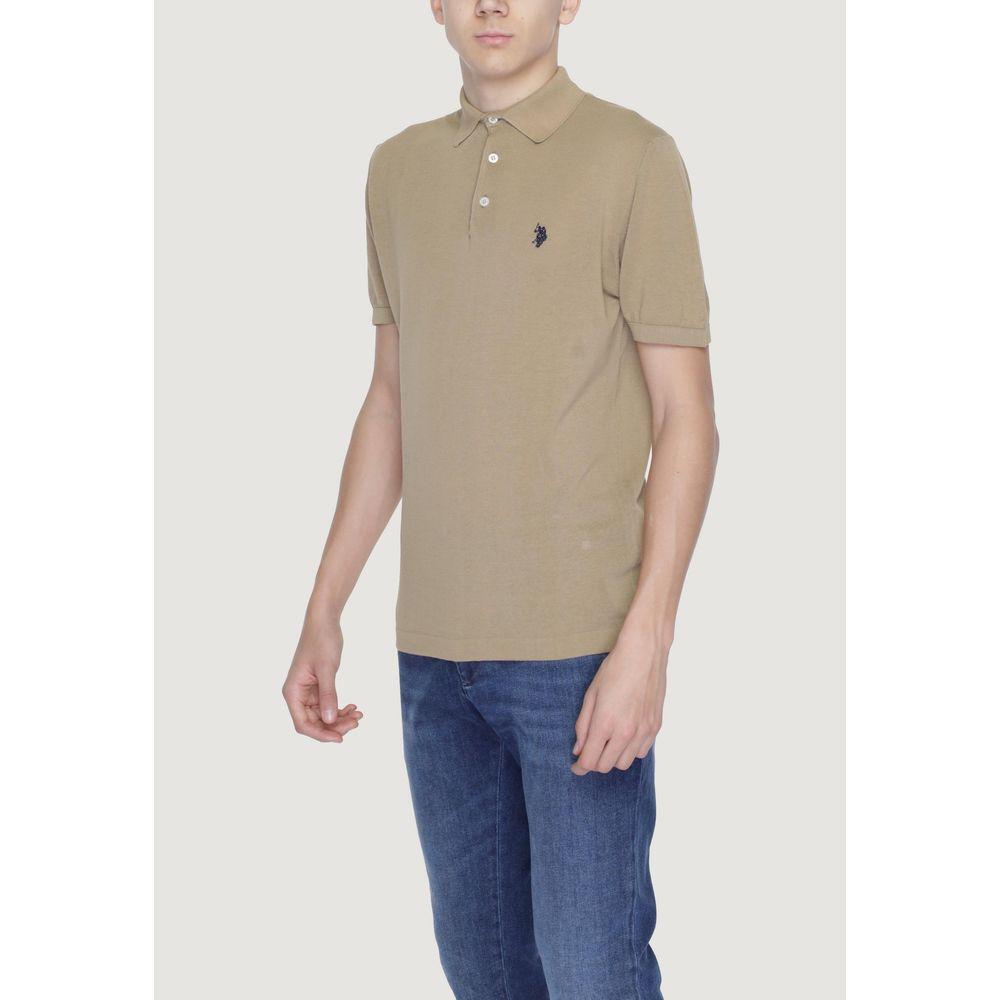 U.S. POLO ASSN. Beige Cotton Sweater US-13435100309-IT48 | L