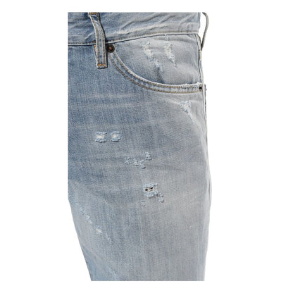 Dsquared² Blue Cotton Men Jeans
