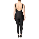 Dolce & Gabbana Black Sleeveless Bodycon Women Jumpsuit Dress