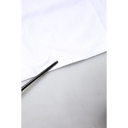 Dolce & Gabbana White Bellissima Cotton Crew Neck T-shirt