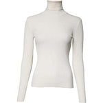 Dolce & Gabbana Cream Long Sleeves Turtleneck Slim Sweater