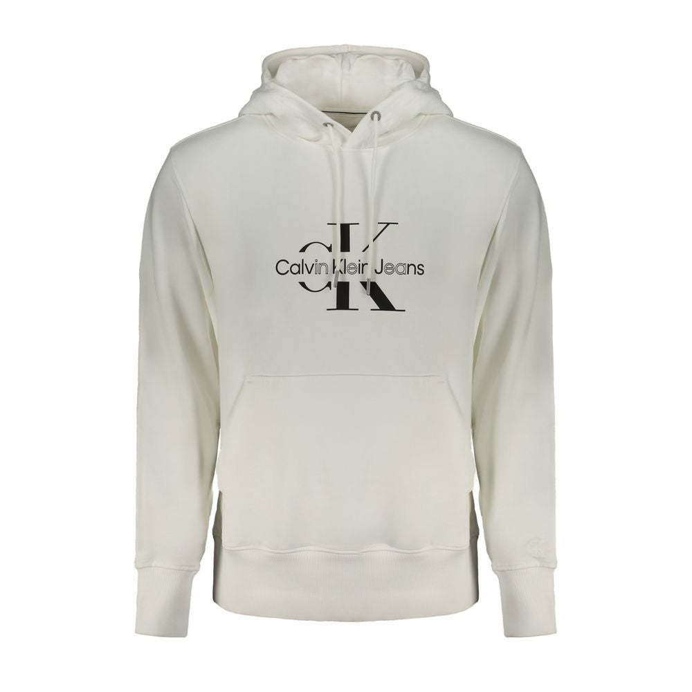 Calvin Klein White Cotton Sweatshirt