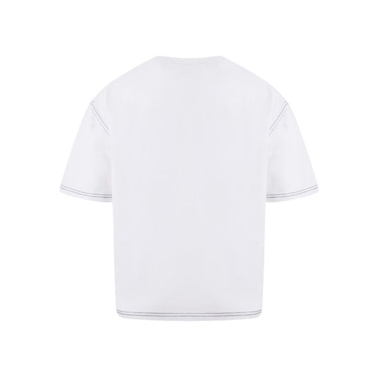 Kenzo Elegant White Cotton Top for Women KE-1361666-XS