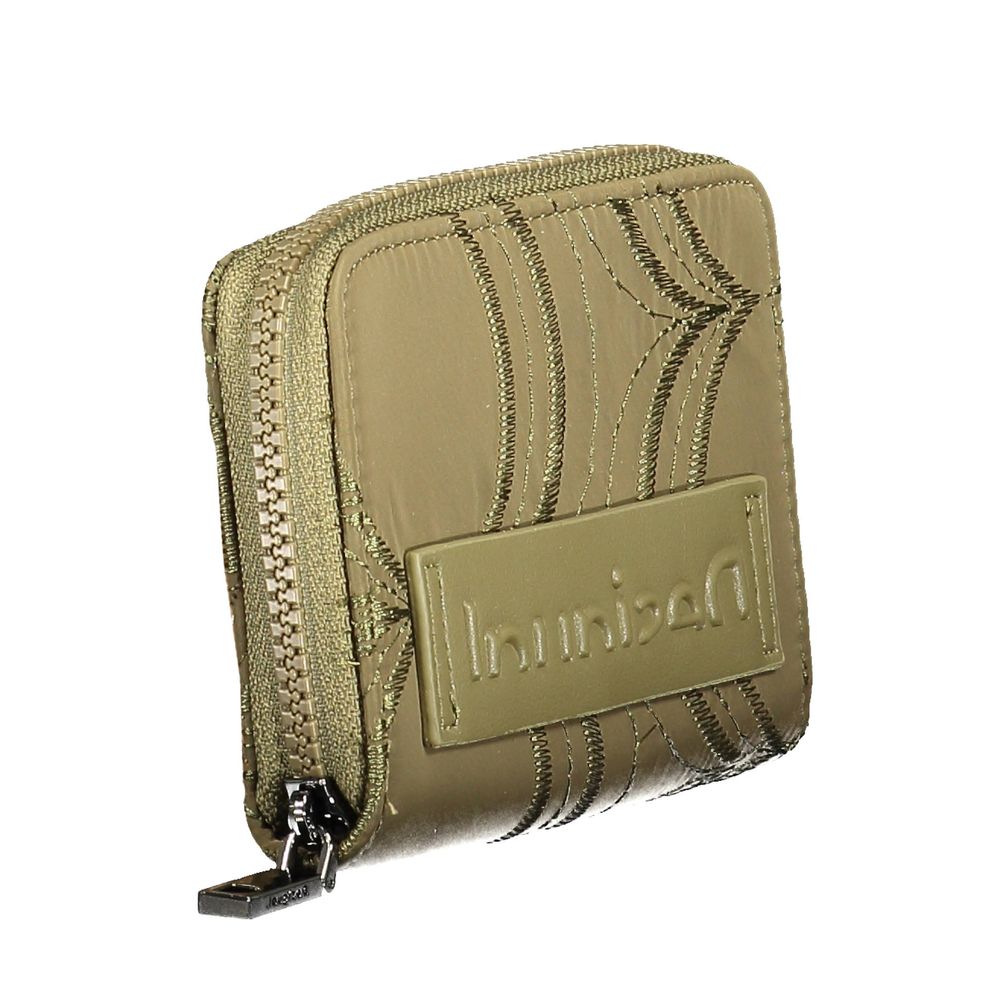 Desigual Green Polyester Wallet