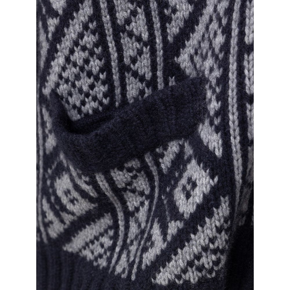 Cruciani Bicolor Cashmere Cardigan