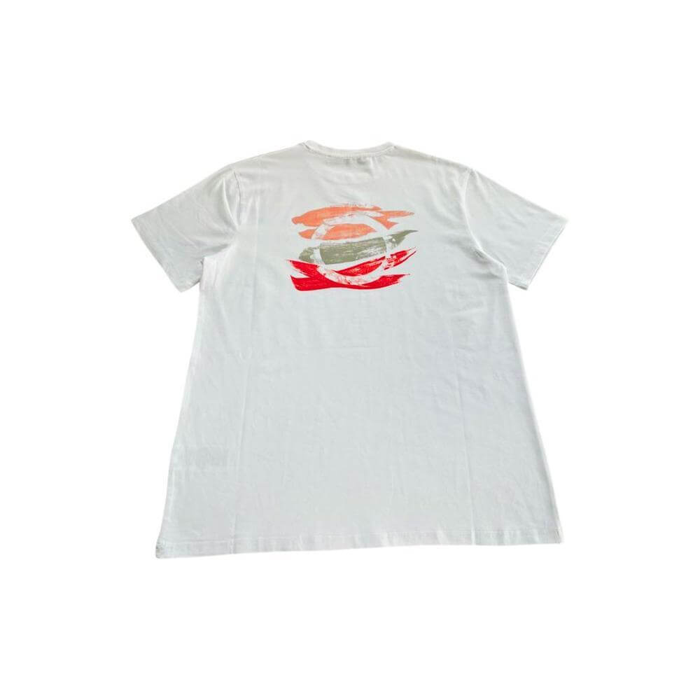 Trussardi Beachwear White Cotton Men T-Shirt