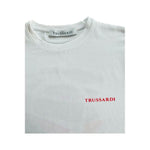 Trussardi Beachwear White Cotton Men T-Shirt