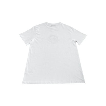 Trussardi Beachwear White Cotton Men T-Shirt