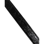 Dolce & Gabbana Black Alligator Leather Bag Shoulder Strap