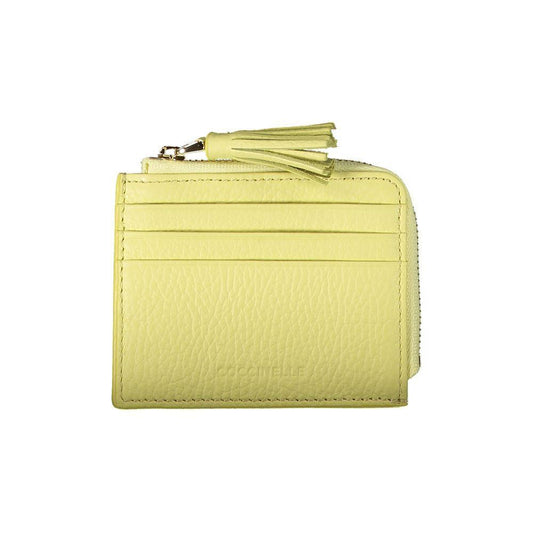 Coccinelle Yellow Leather Wallet