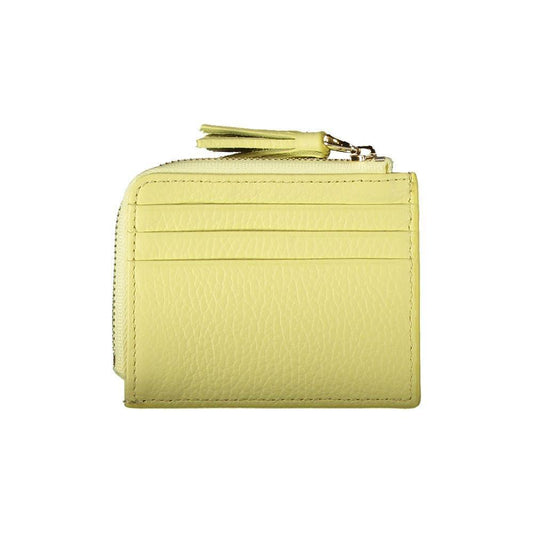 Coccinelle Yellow Leather Wallet