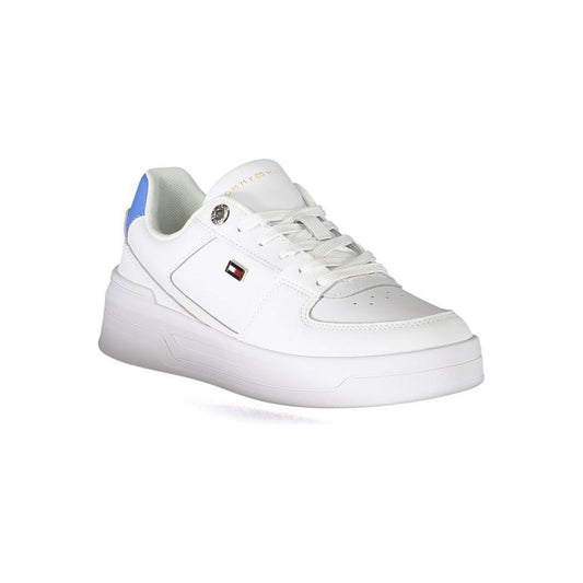 Tommy Hilfiger White Polyester Sneaker