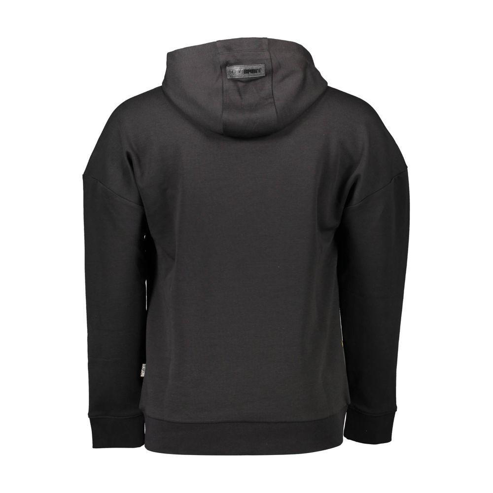 Plein Sport Black Cotton Men Sweater
